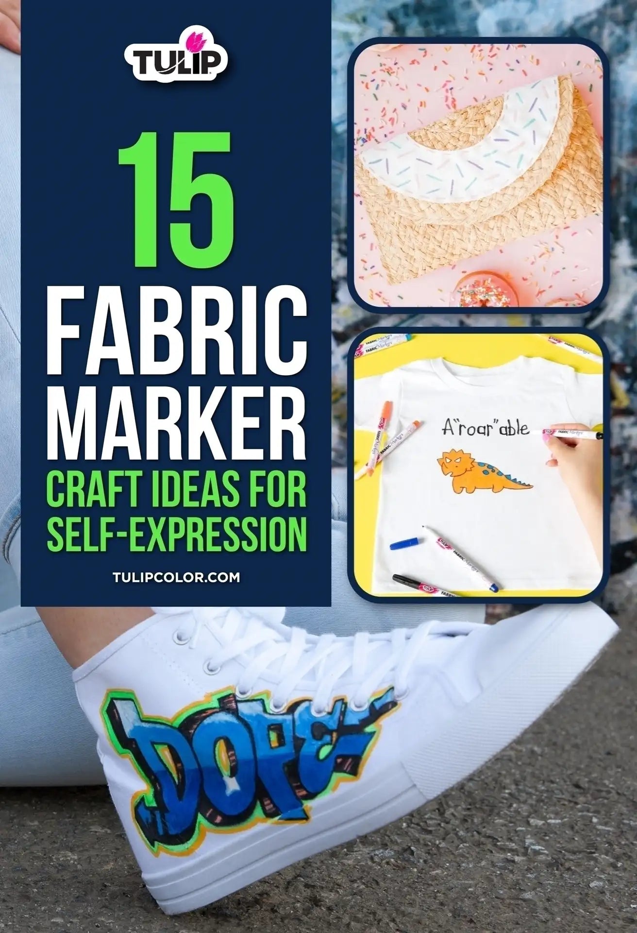 15 Fabric Marker Craft Ideas for Self-Expression