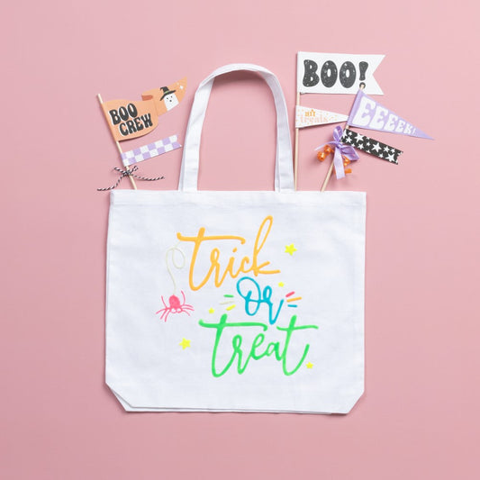 DIY Glow-in-the-Dark Trick or Treat Tote