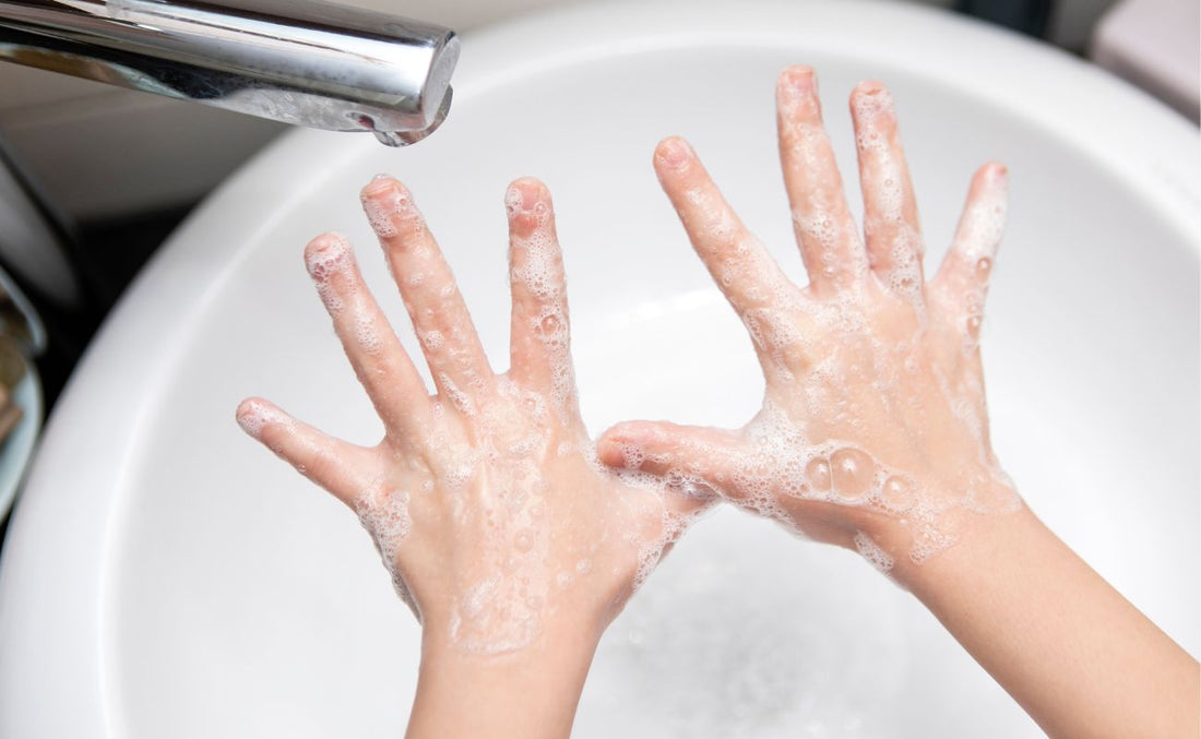 How do I get dye off my hands or skin? 