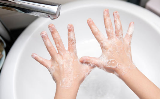 How do I get dye off my hands or skin? 
