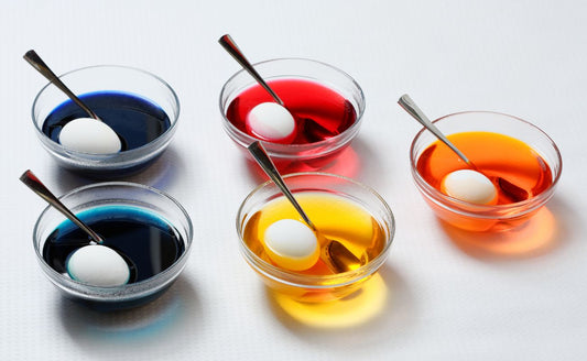 Can you dye Easter eggs with fabric dye?