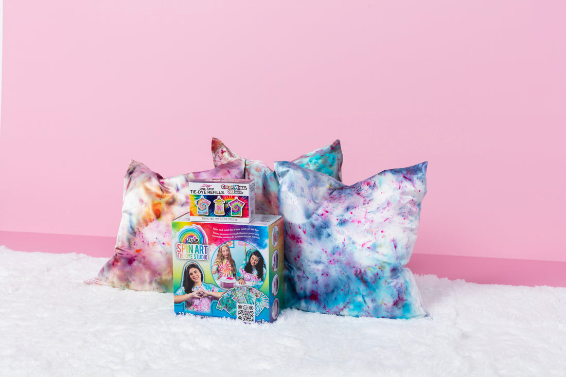 Tulip Tie Dye Pillows
