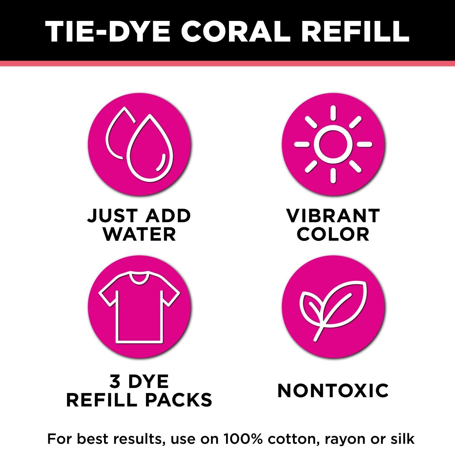 Picture of 47327 One-Step Tie-Dye Refills Coral