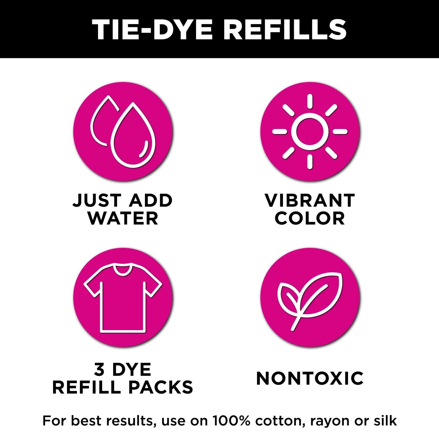 Picture of 29039 One-Step Tie-Dye Refills Fuchsia