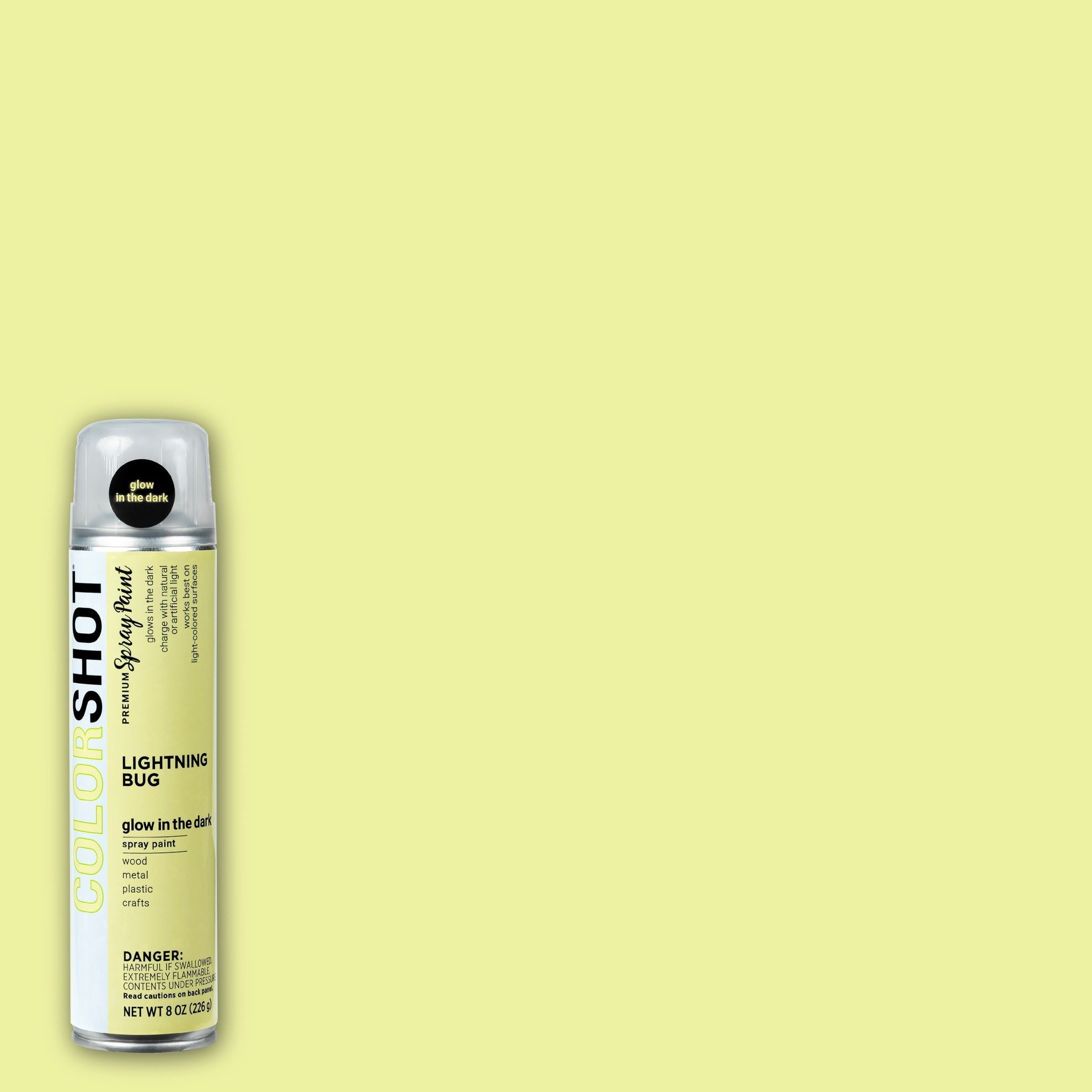 Picture of 49535 COLORSHOT Glow in the Dark Spray Paint Lightning Bug (Natural Glow) 8 oz.