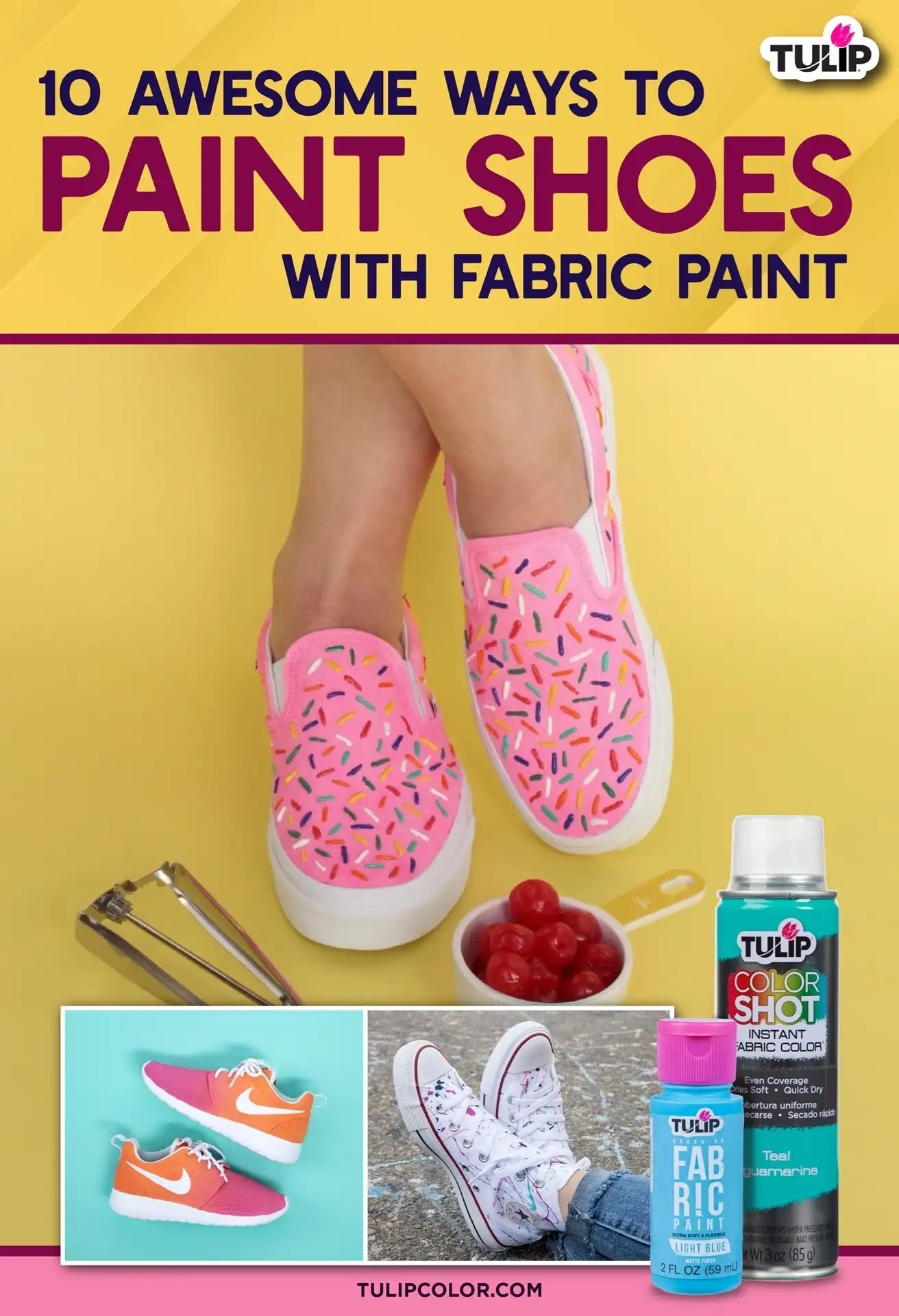 10 Awesome Ways to Paint Shoes with Fabric Paint