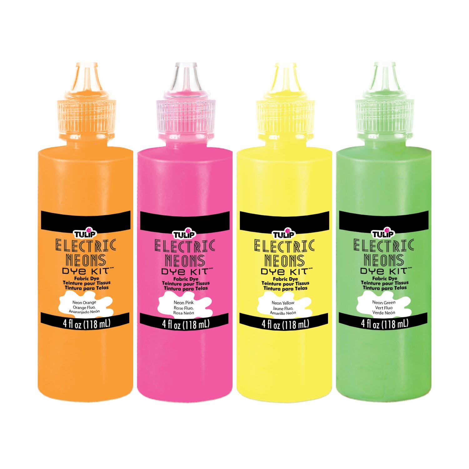 Picture of 32714 Tulip Electric Neons 16 fl. oz. 4-Color Dye Kit