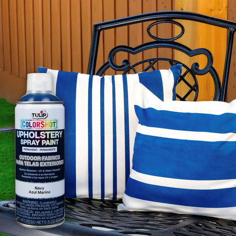 Picture of 37989 ColorShot Outdoor Fabric Upholstery Spray Navy 4 Pack