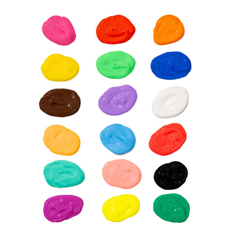 Picture of 35148 Tulip Puff Paint Rainbow & Neon, Multi-Surface Craft Paint, .75 fl oz 20 Pack