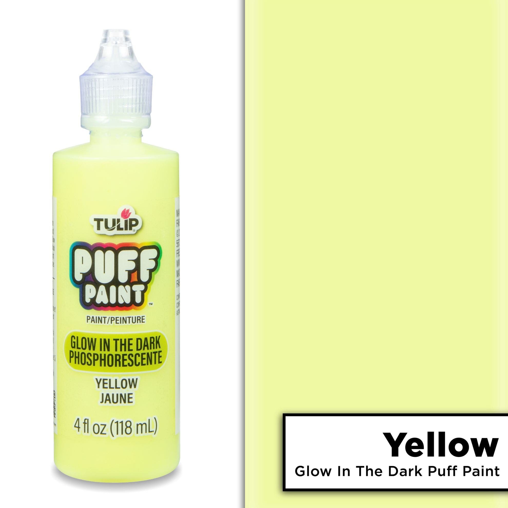 Picture of 16067 Tulip Dimensional Fabric Paint Glow Yellow 4 fl. oz.