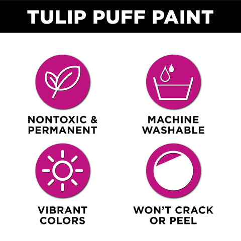 Picture of 26526 Tulip Dimensional Fabric Paint Slick Blazin' Blue 4 oz.