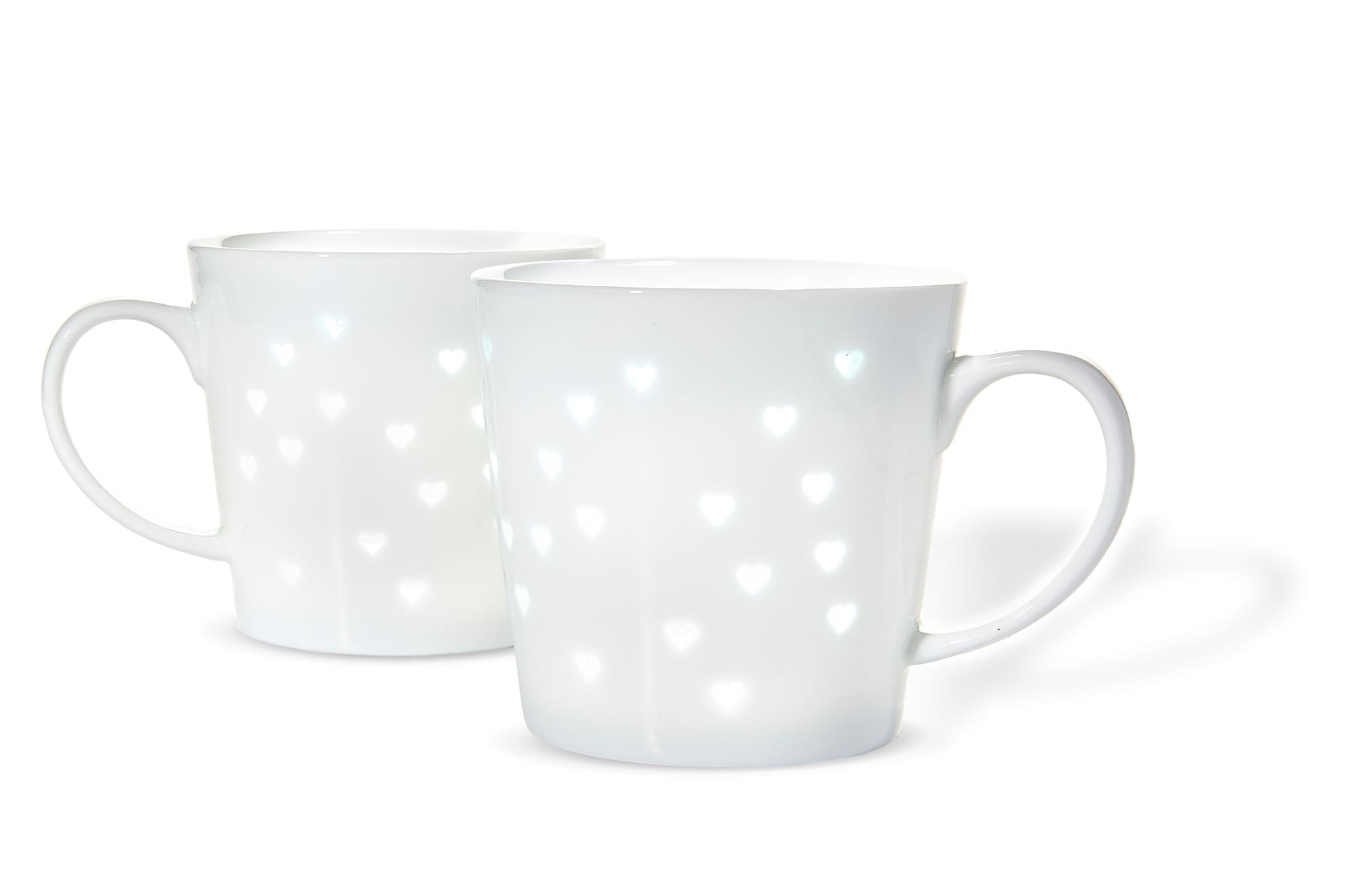 Picture of 50350 Tulip Transparent Mugs Hearts 2 Pack