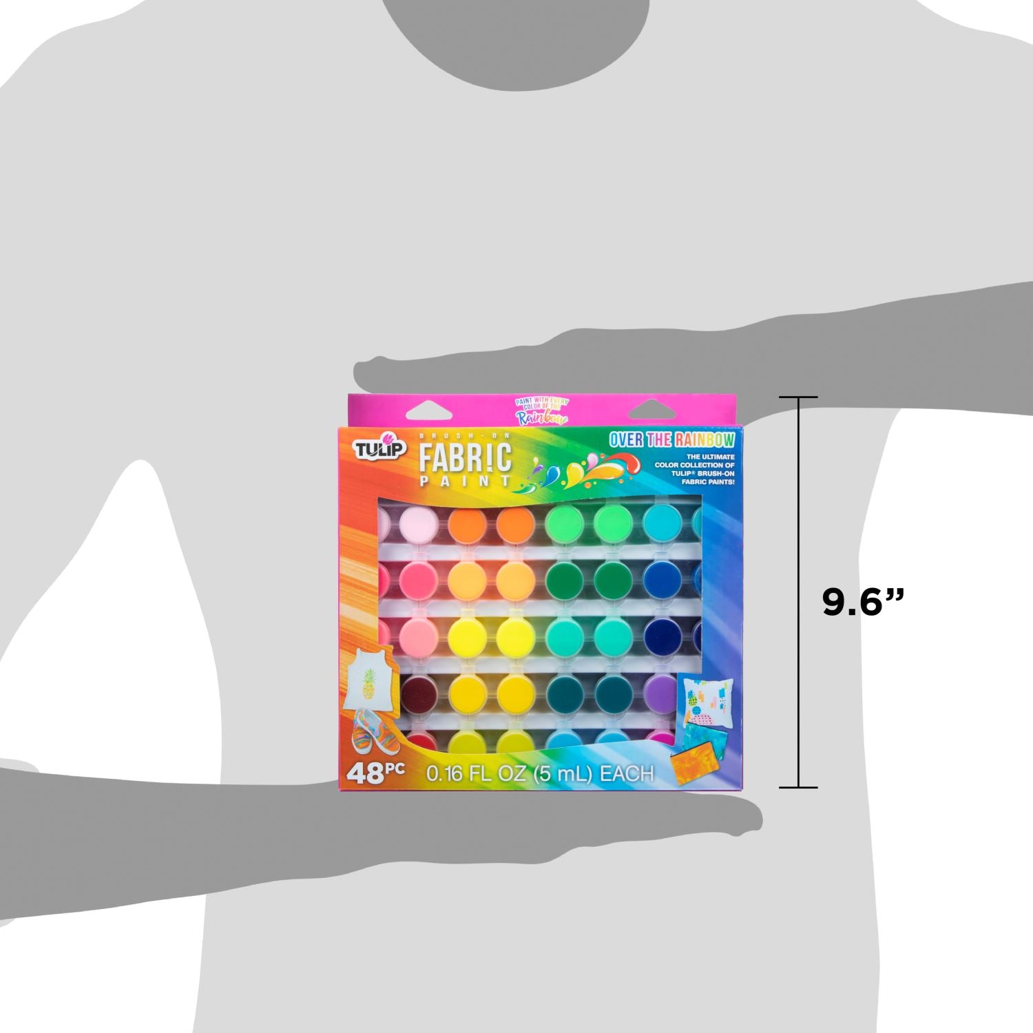Picture of 47904 Tulip Brush-On Fabric Paint Over The Rainbow 48 Pack