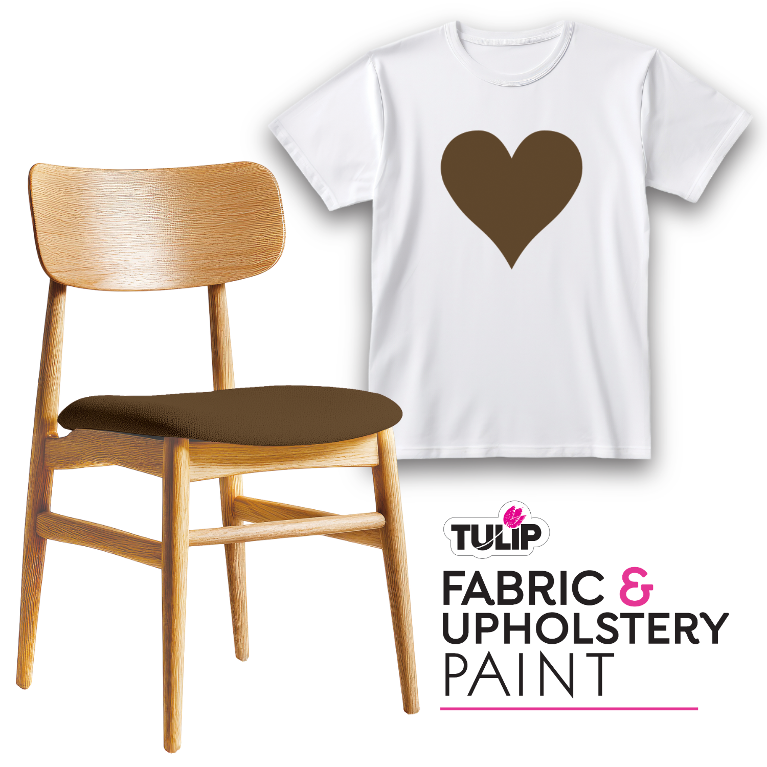 Picture of 50145 Tulip Fabric & Upholstery Paint Brown