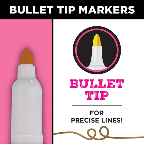 Picture of 33613 Tulip Fabric Paint Markers Metallic 2 Pack