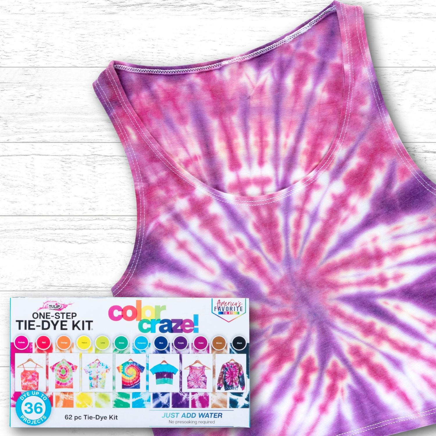 Picture of 46945 Tulip Color Craze! 12-Color Tie-Dye Kit
