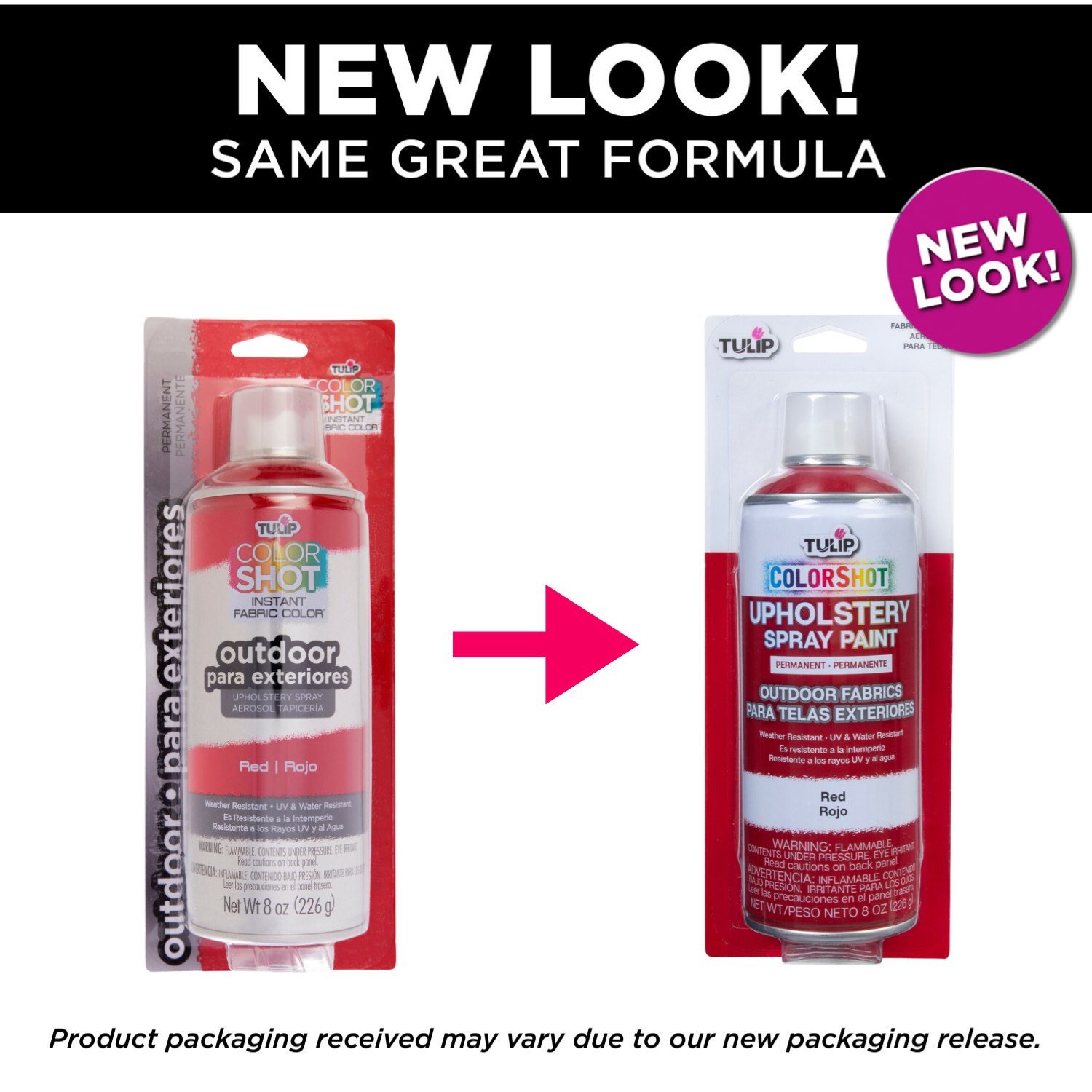 Picture of 37988 ColorShot Outdoor Fabric Upholstery Spray Red 4 Pack