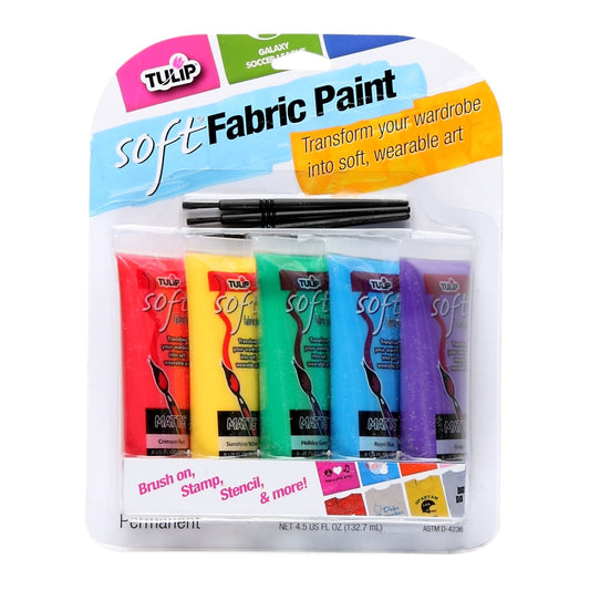 Picture of 29375 Brush-On Fabric Paint Squeezable Tube 5 Pack