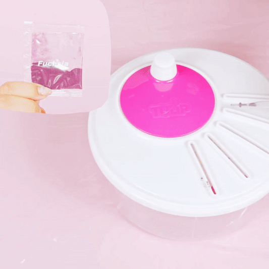 Spin dye - Add dye