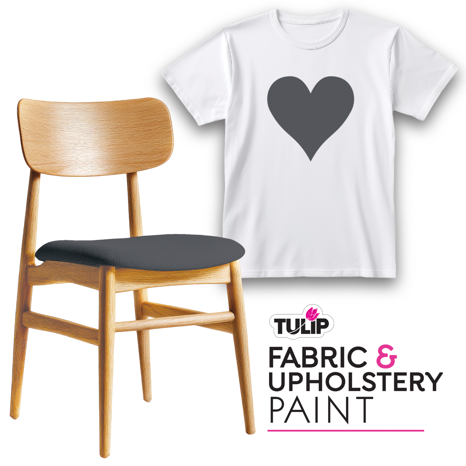 Picture of 50146 Tulip Fabric & Upholstery Paint Gray