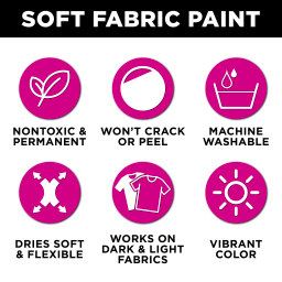 Picture of 26534 Tulip Brush-On Fabric Paint Linen Matte 4 fl. oz.