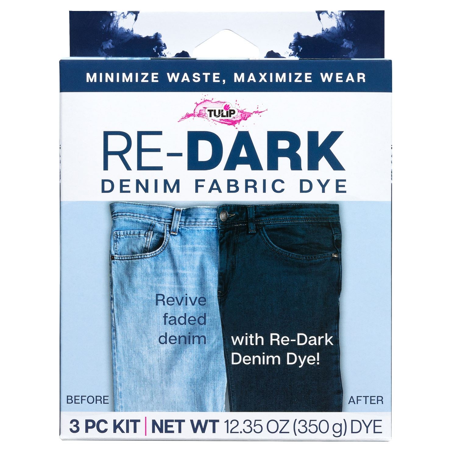 Picture of 49021 Tulip Re-Dark Denim Fabric Dye Kit