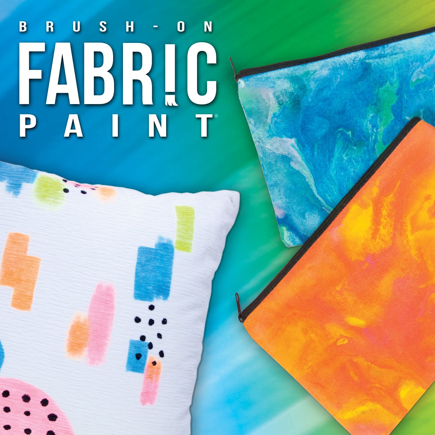 Picture of 47904 Tulip Brush-On Fabric Paint Over The Rainbow 48 Pack