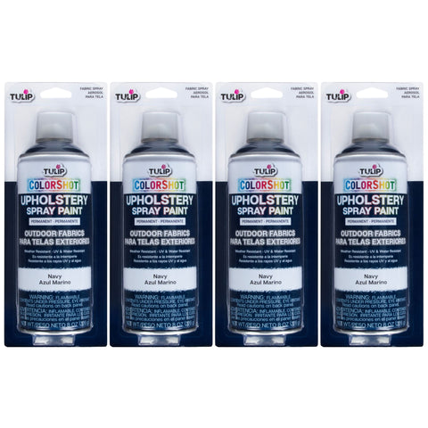 Picture of 37989 ColorShot Outdoor Fabric Upholstery Spray Navy 4 Pack