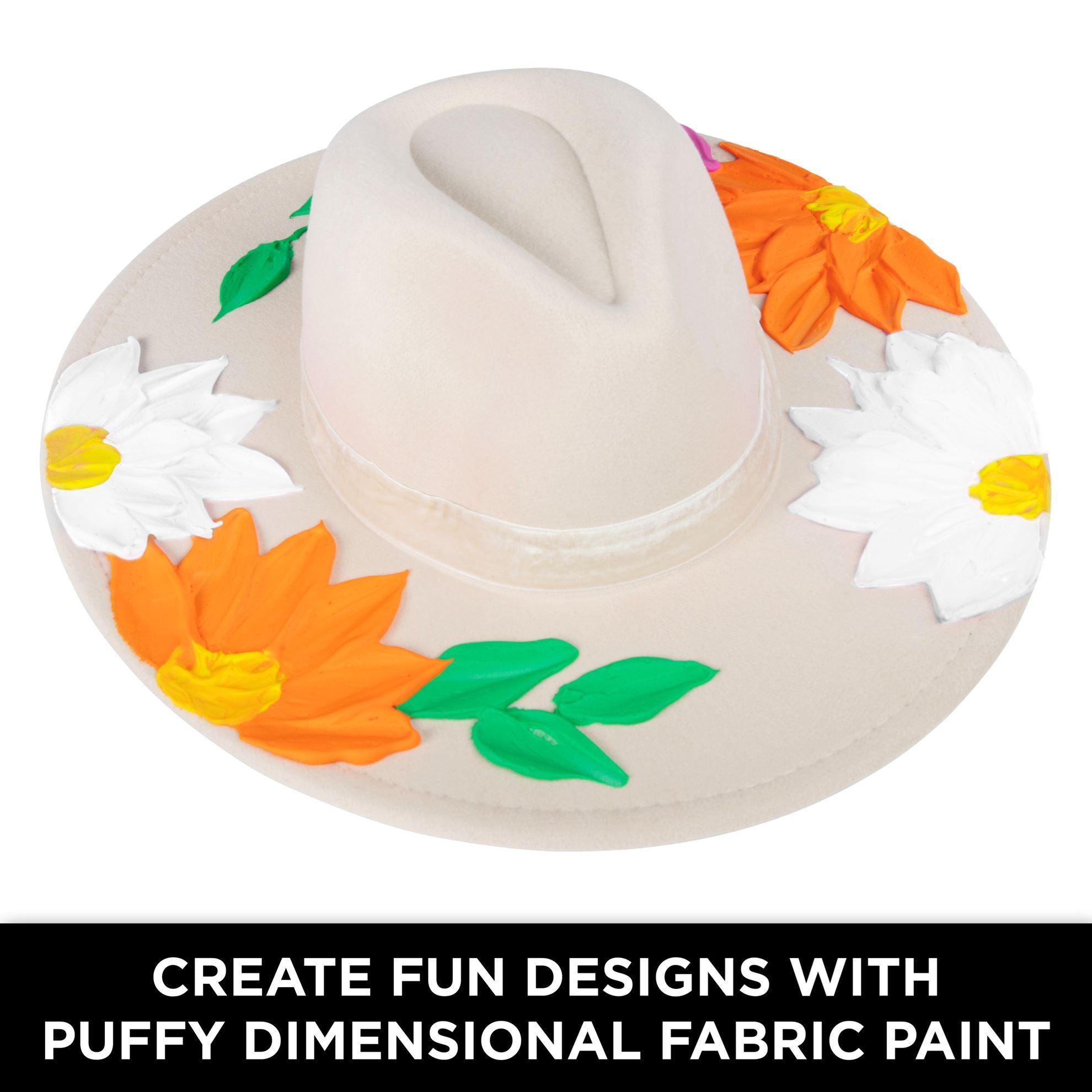 Picture of 37563 Tulip Puff Paint Puffy White, Multi-Surface Craft Paint, 4 fl. oz. 3 Pack