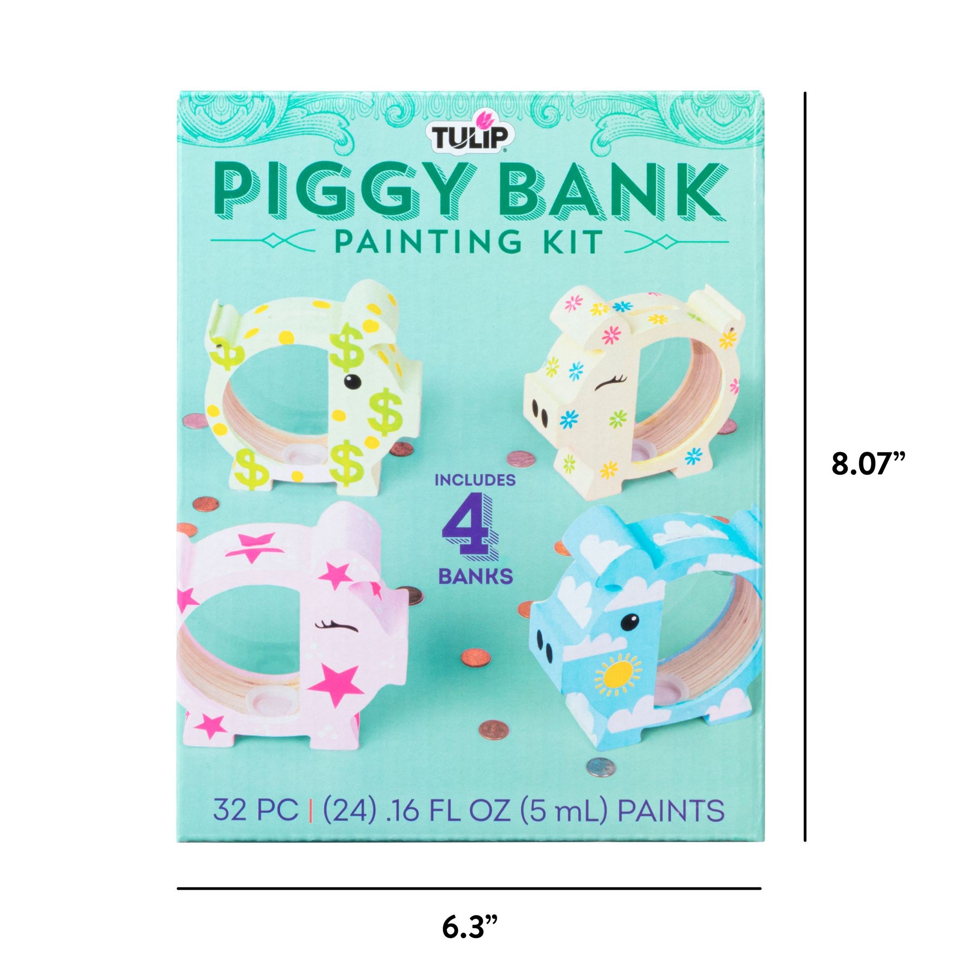 Picture of 49644 Tulip Wood Bank 4-Pc. Painting Kit