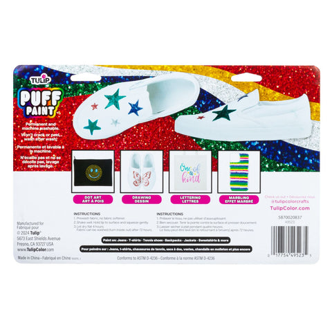 Picture of 49768                               TULIP PUFF PAINT GLITTER 10PK                     