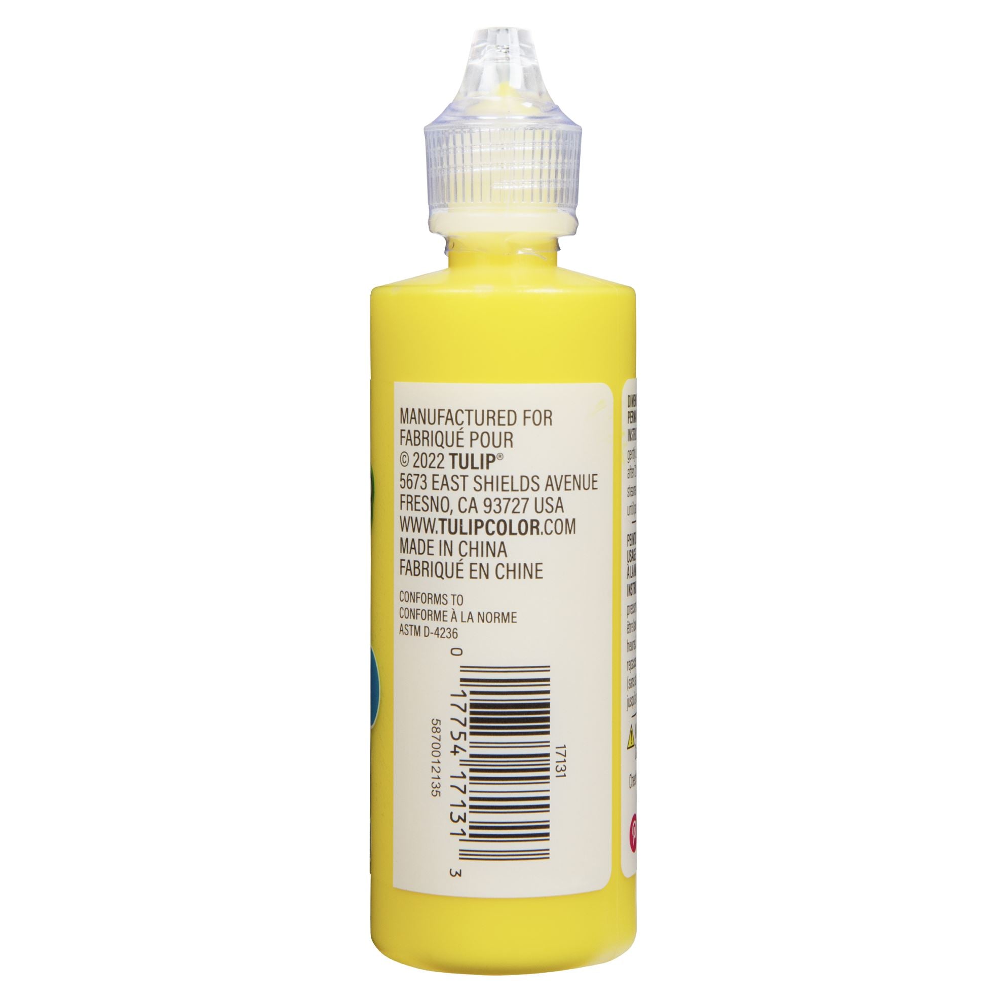 Picture of 17131 Tulip Dimensional Fabric Paint Puffy Yellow 4 oz.