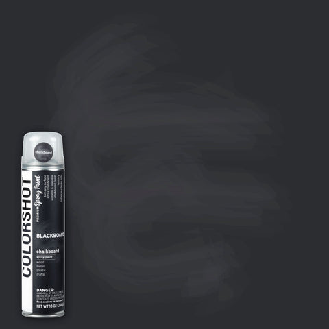 Picture of 47016 COLORSHOT Chalkboard Spray Paint Blackboard (Black) 10 oz.