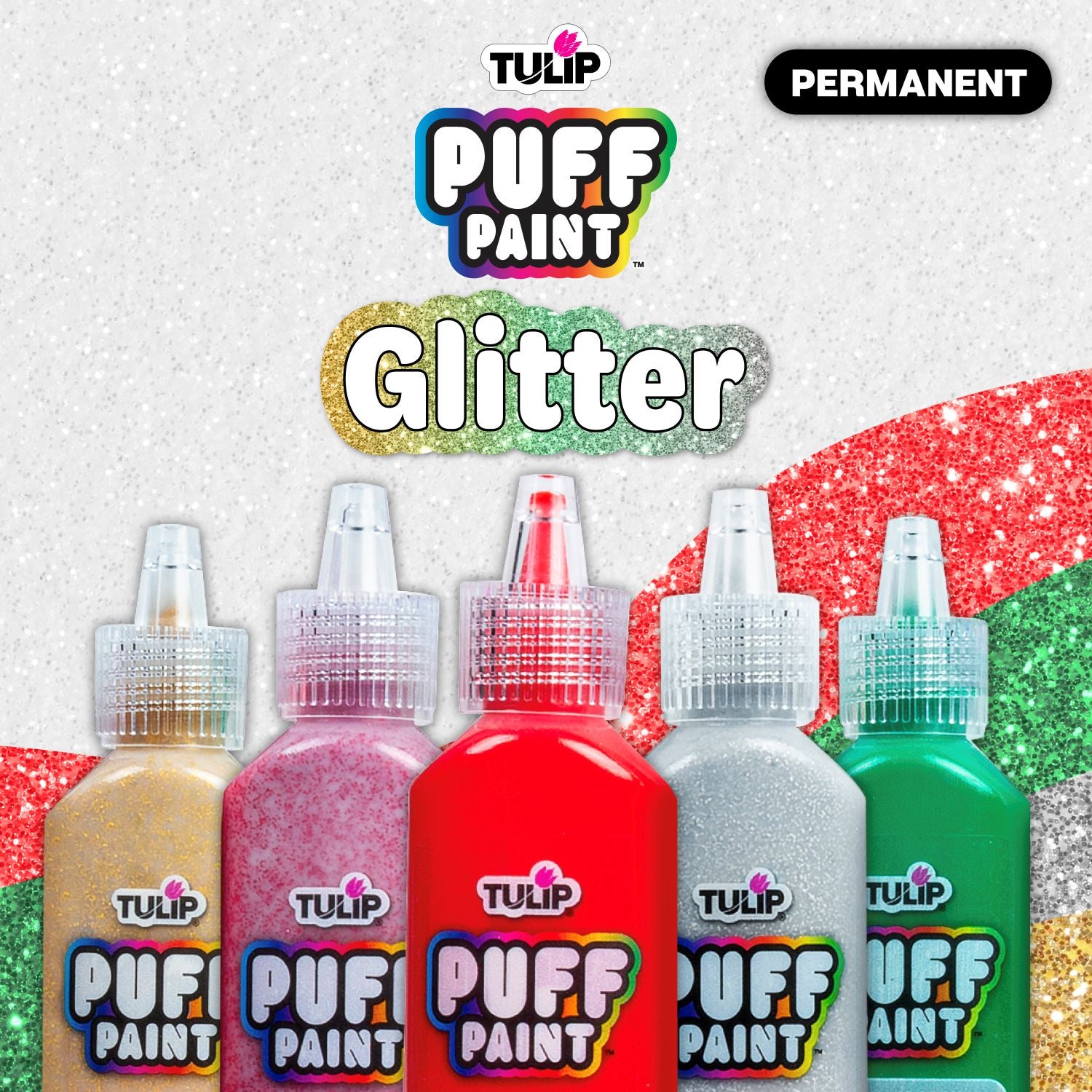Picture of 49768 Tulip Puff Paint Glitter 10 Pack