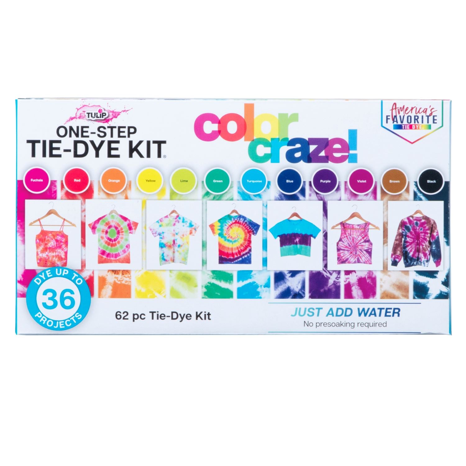 Picture of 46945 Tulip Color Craze! 12-Color Tie-Dye Kit