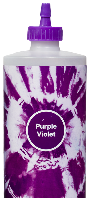 half purple tye dye bottle